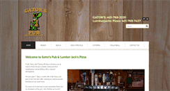 Desktop Screenshot of gatorspub.com